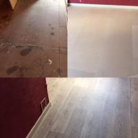 rénovation d'un vieux parquet dans des chambres d'une maison à Charleroi